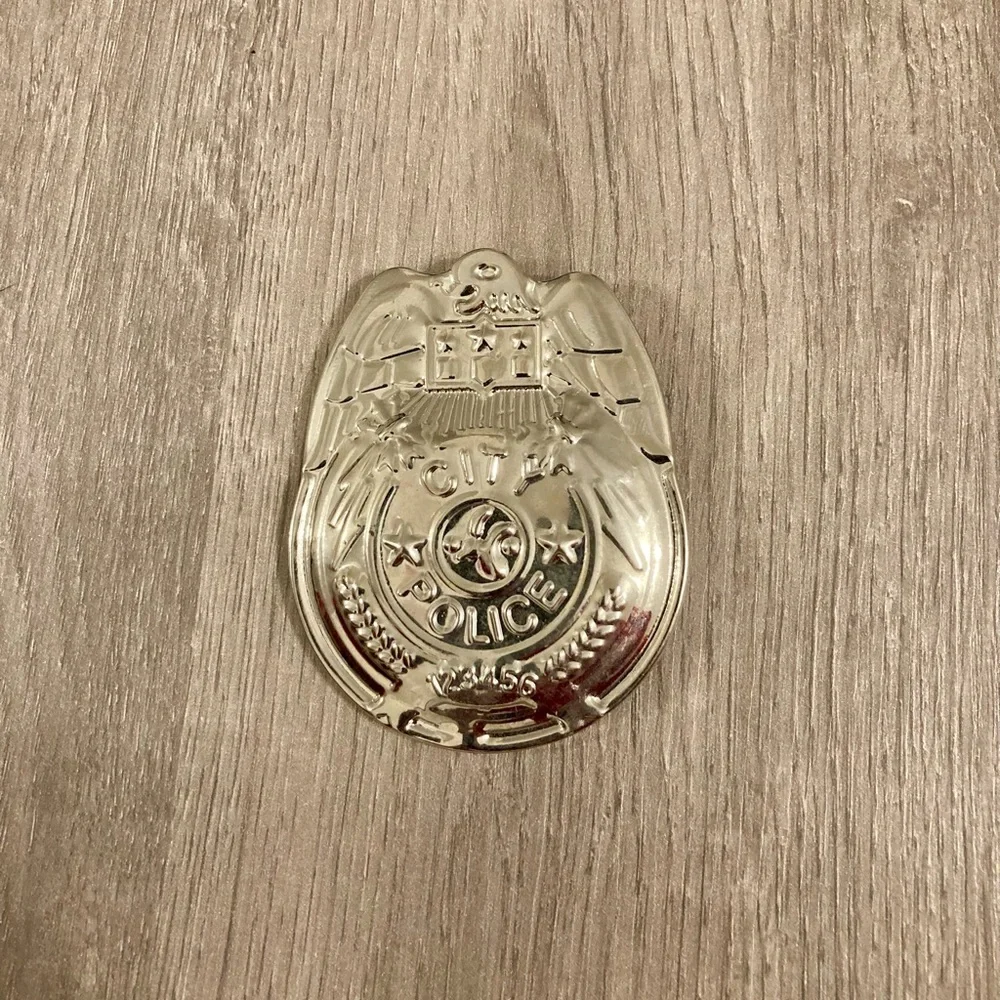 Halloween City Police Silver-tone Brooch/Pin Unisex